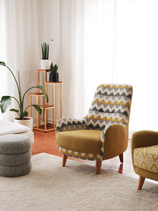 Atelier Del Sofa Zikzak - Yellow